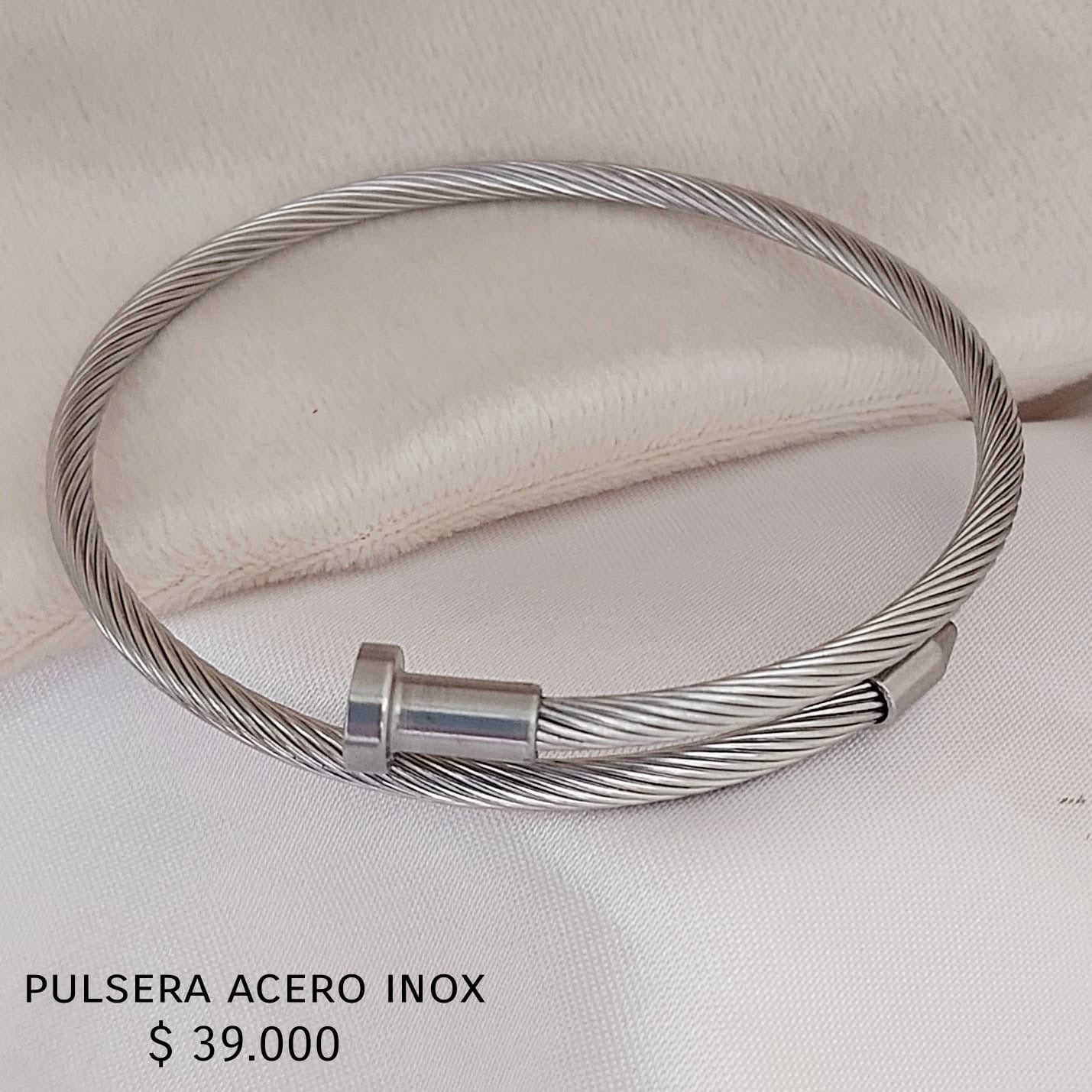 Brazalete acero inox