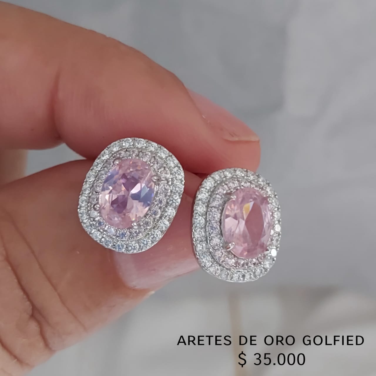 Aretes de oro golfield