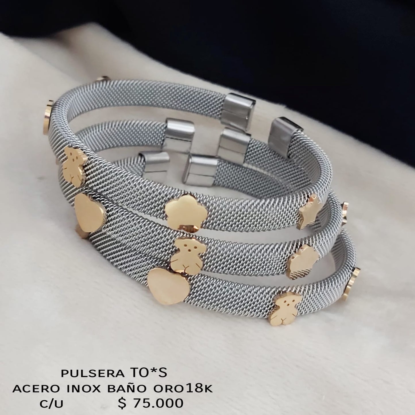 Pulsera TO*S acero inox