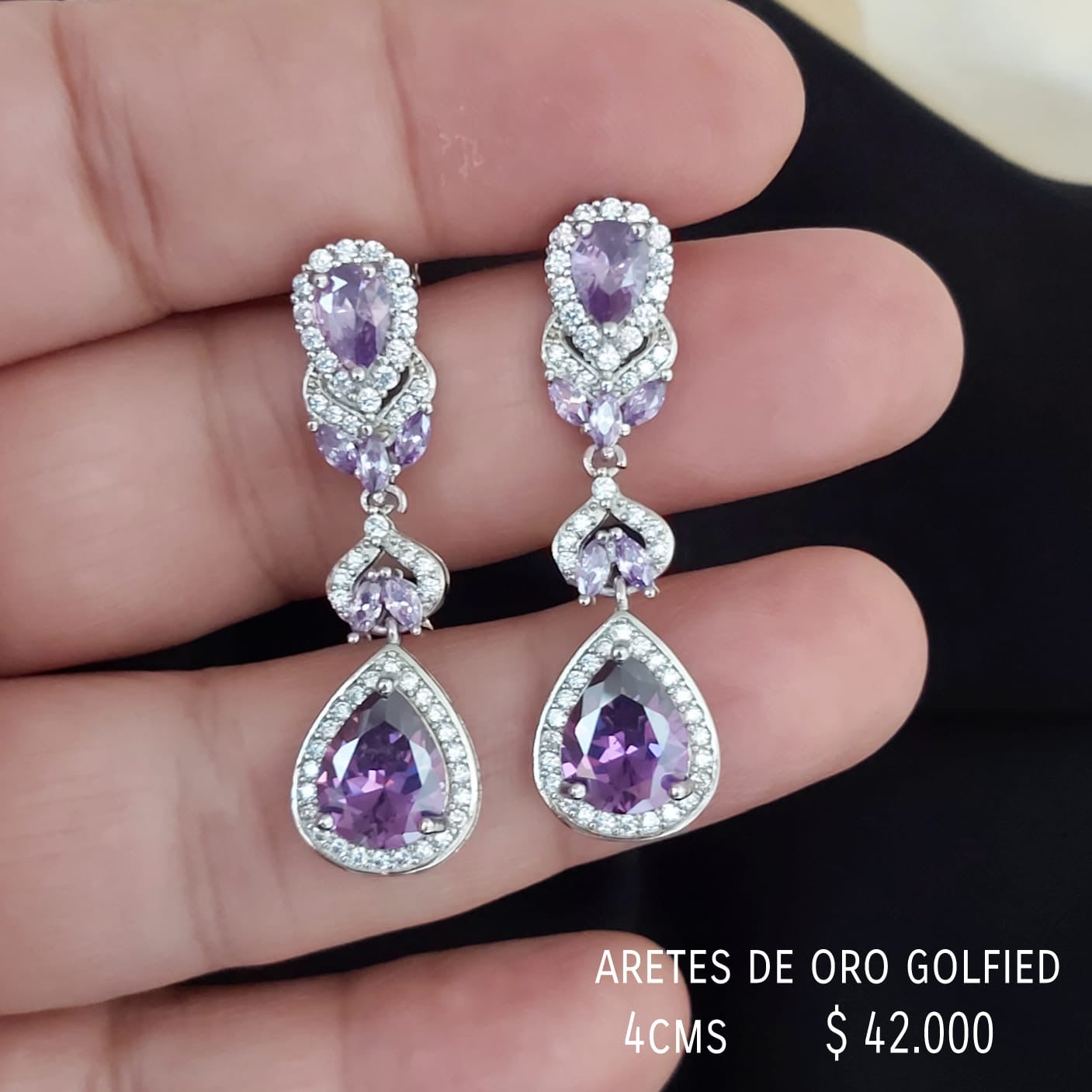 Aretes de oro golfield