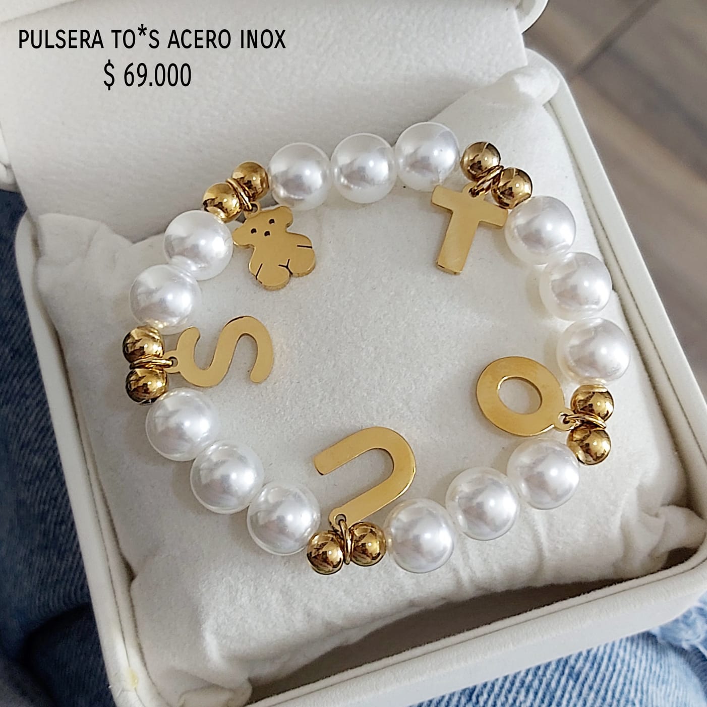 Pulsera to*s acero inox