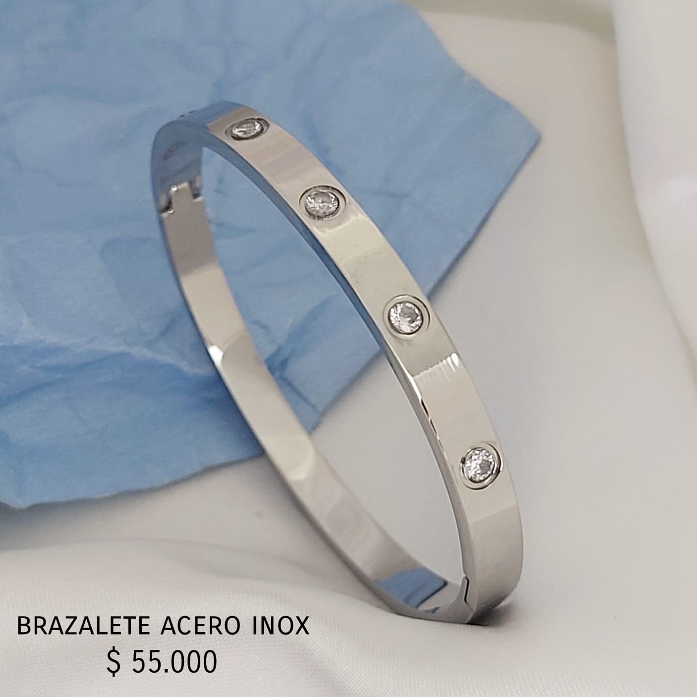 Brazalete acero inox