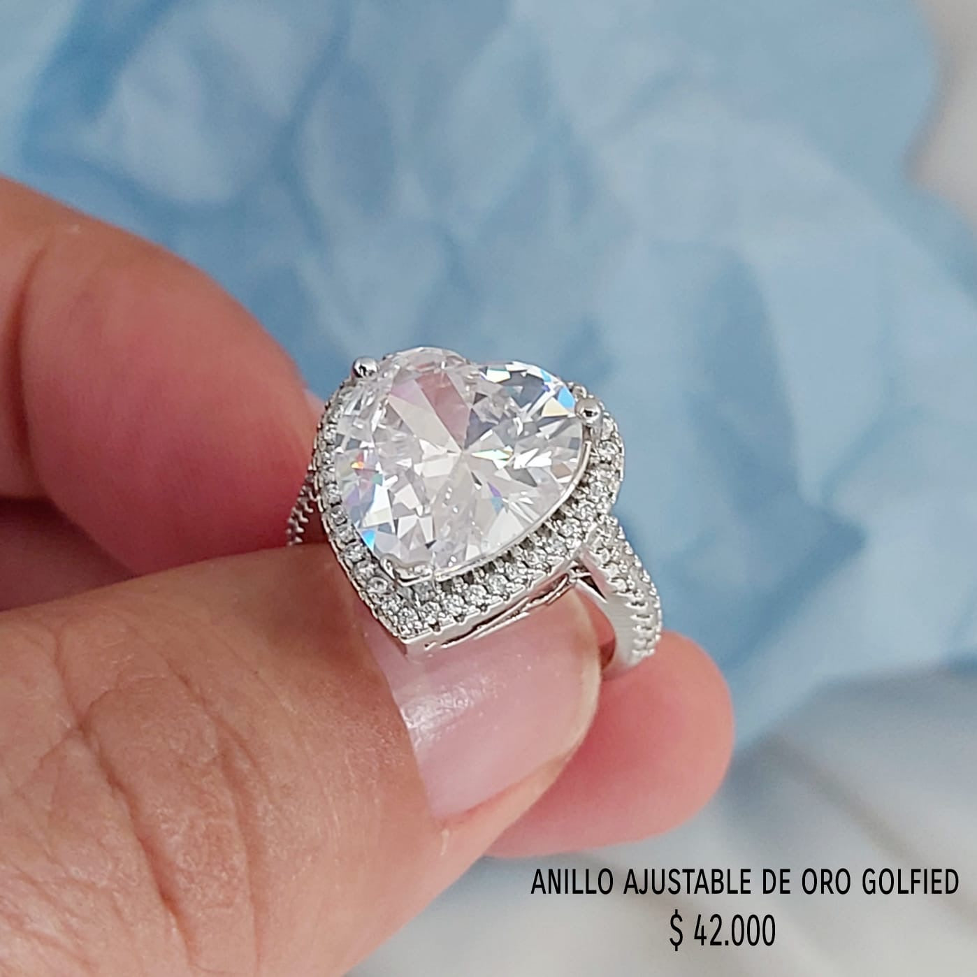 Anillo ajustable de oro golfield