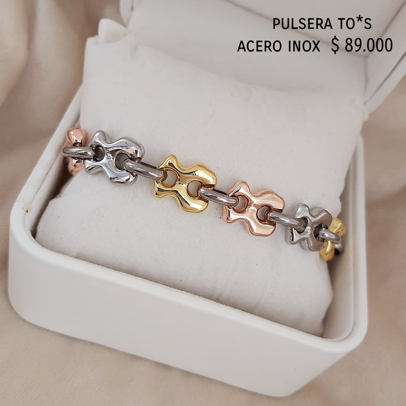 Pulsera to*s acero inox