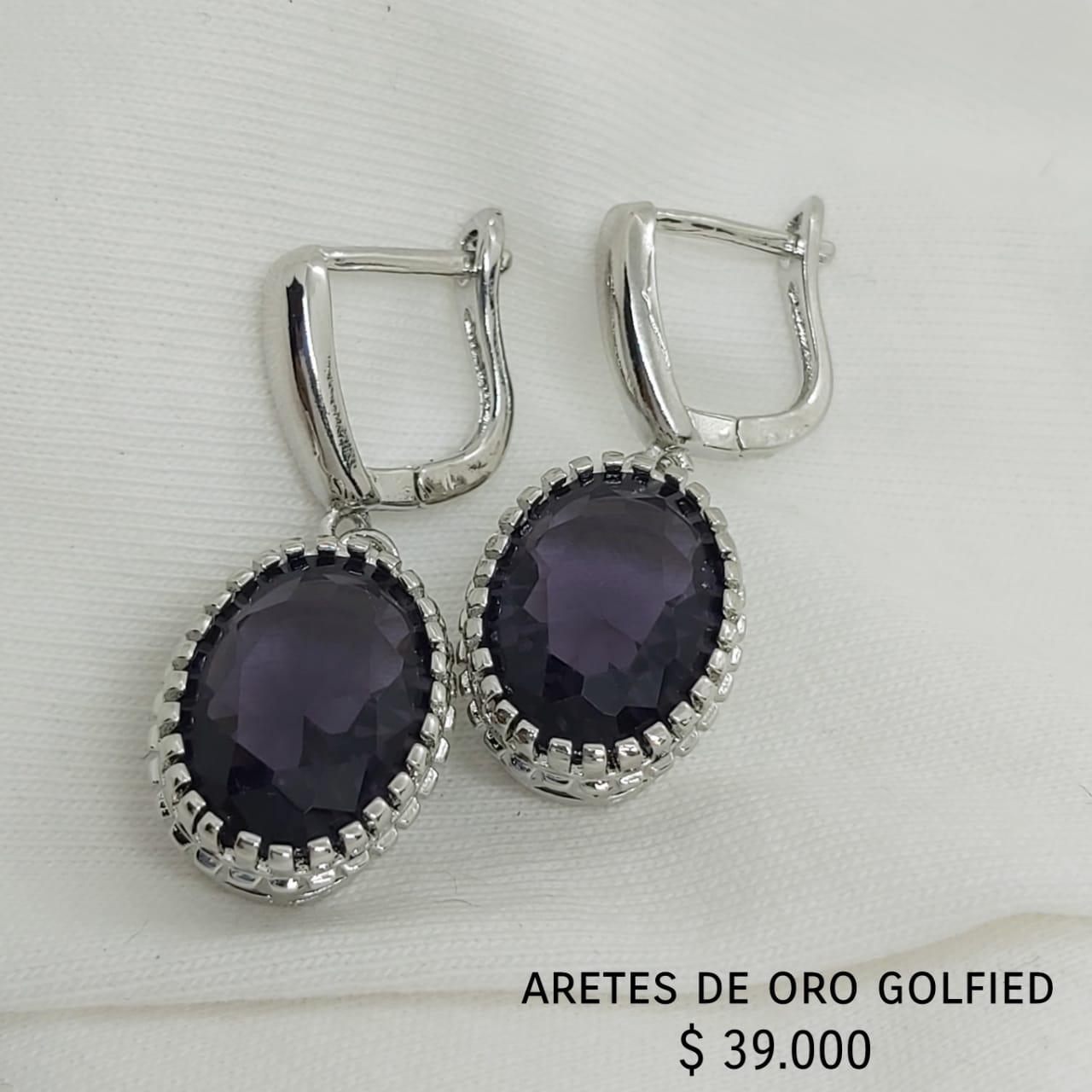 Aretes de oro golfield