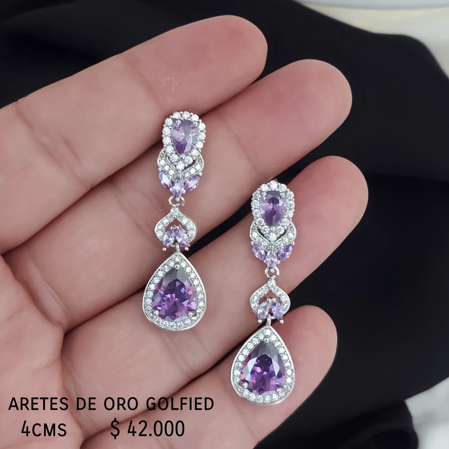Aretes de oro golfield