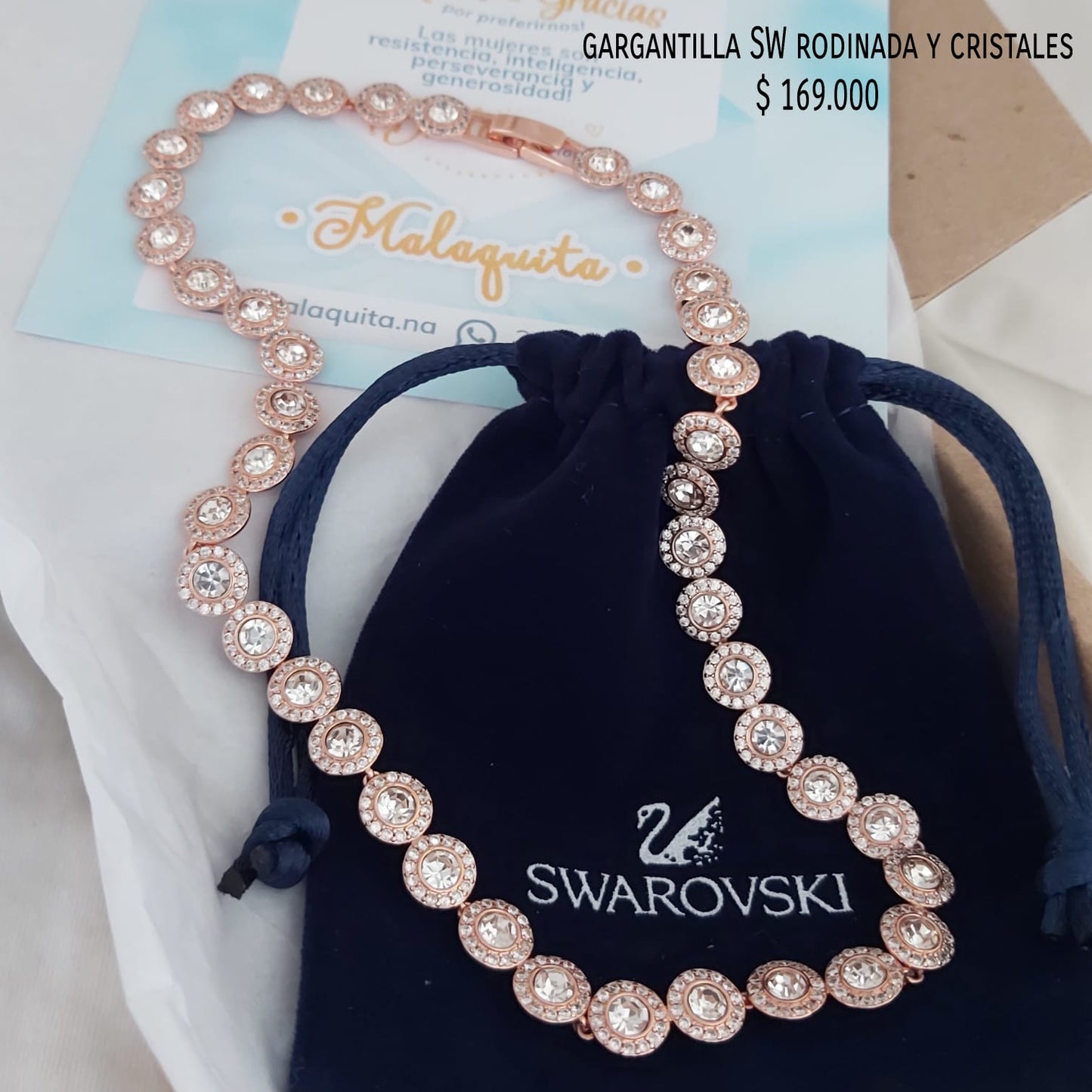 Collar SW oro rosa