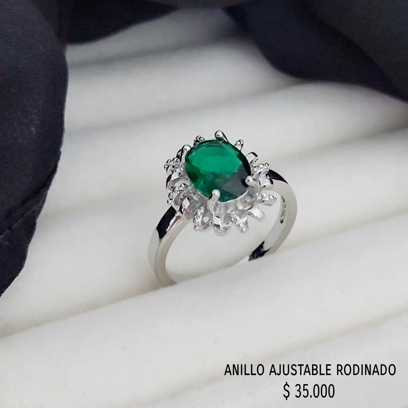 Anillo ajustable rodinado