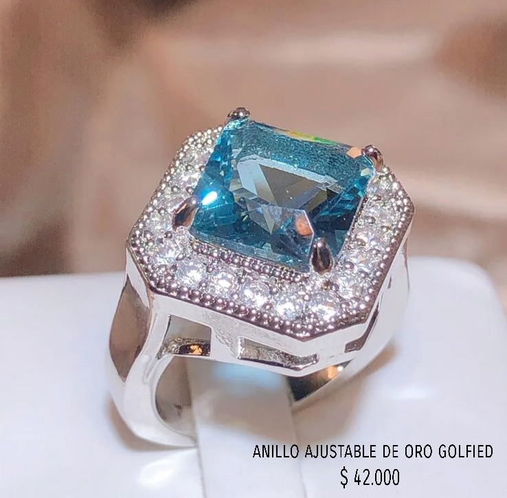 Anillo ajustable de oro golfield