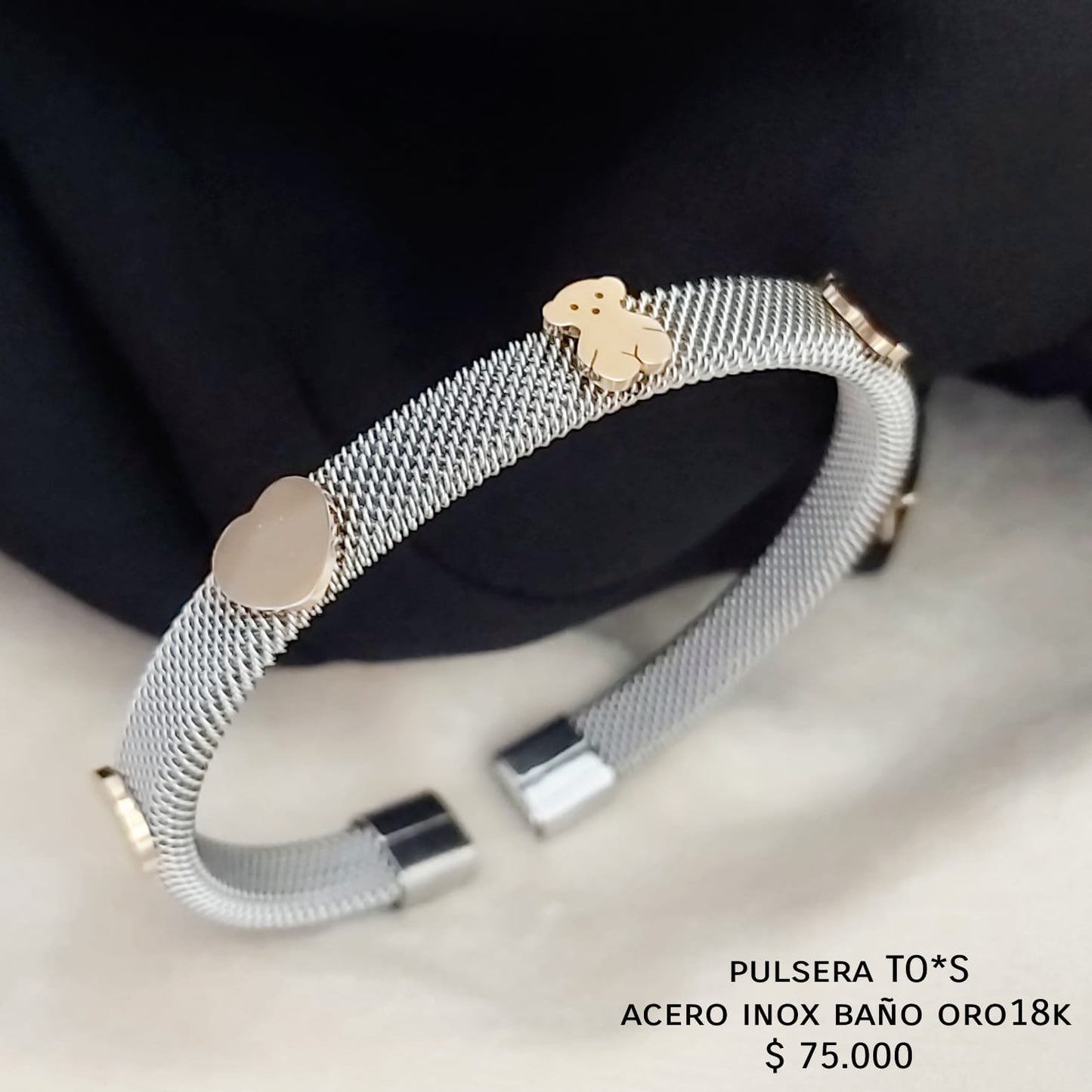 Pulsera TO*S acero inox