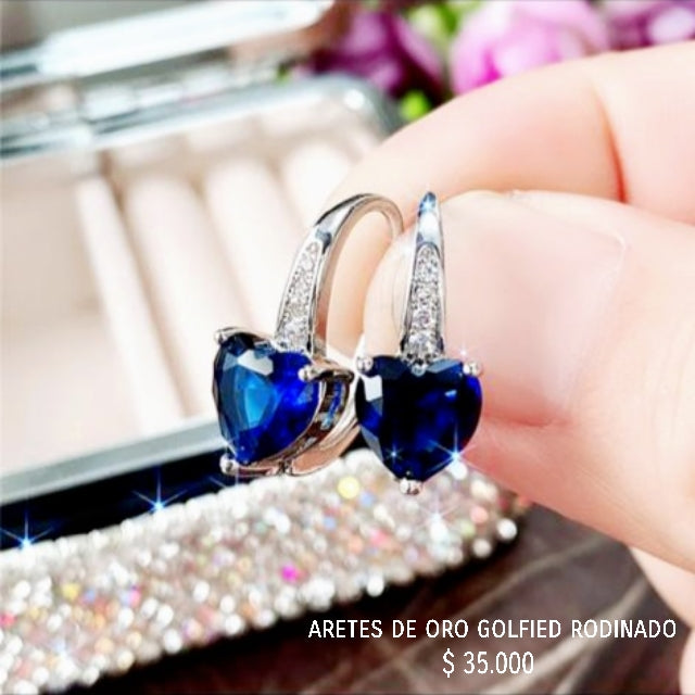 Aretes de oro golfield