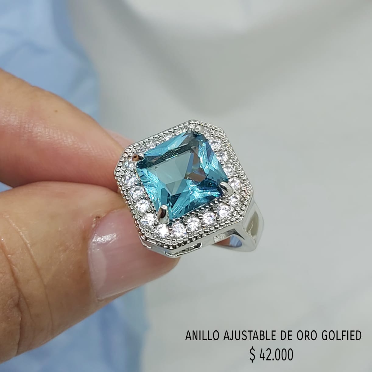 Anillo ajustable de oro golfield