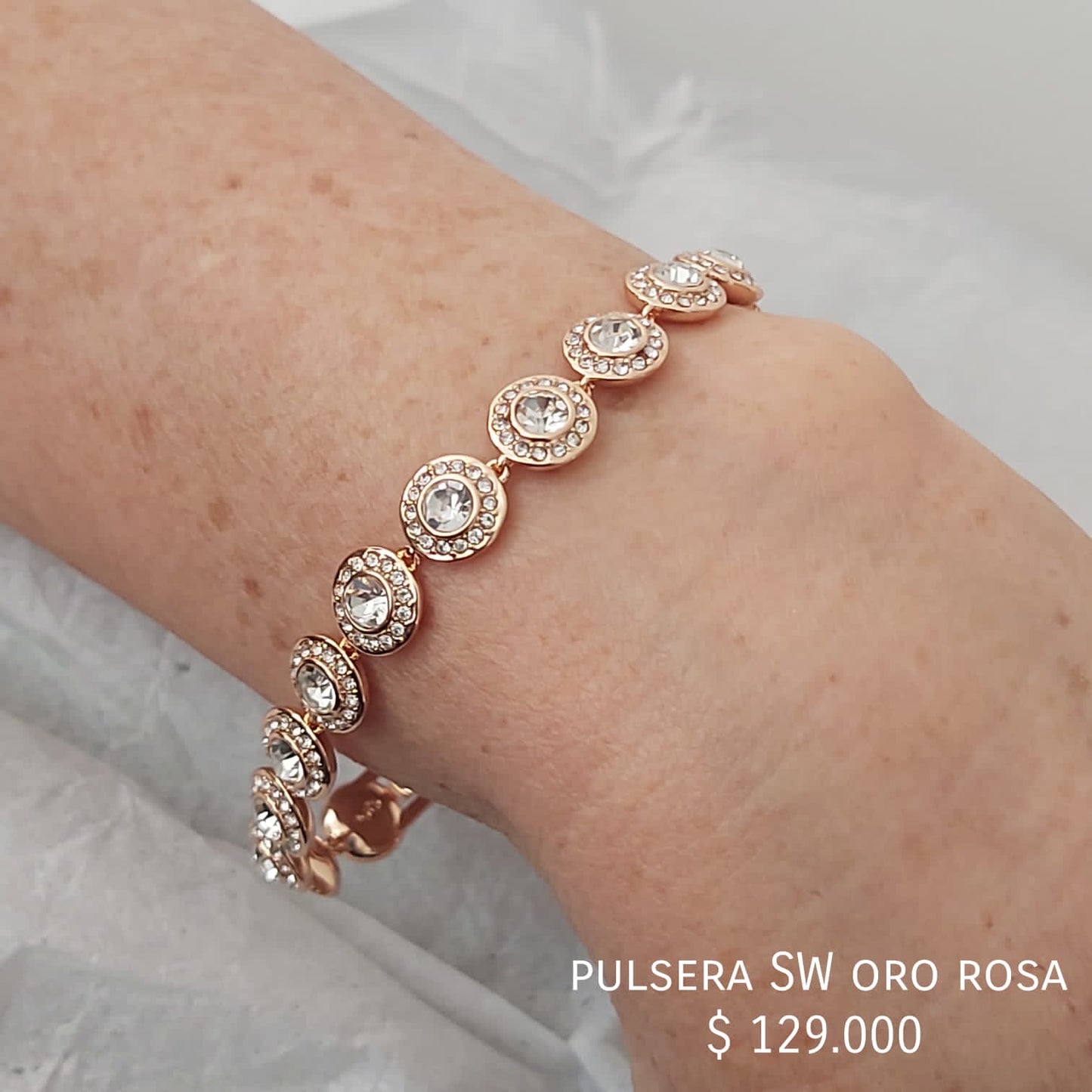 Pulsera SW oro rosa