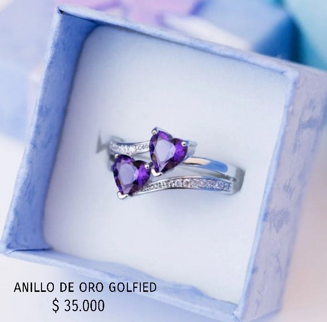 Anillo de oro golfied