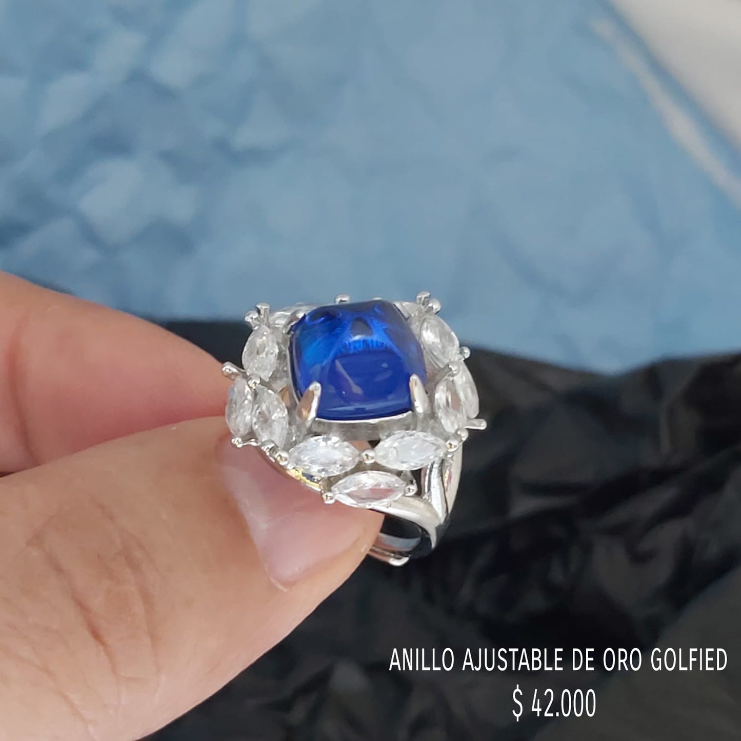 Anillo ajustable de oro golfield
