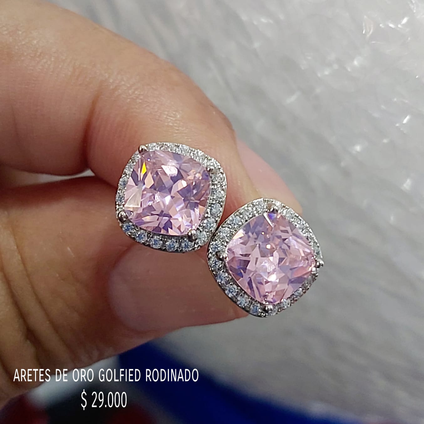Aretes de oro golfield