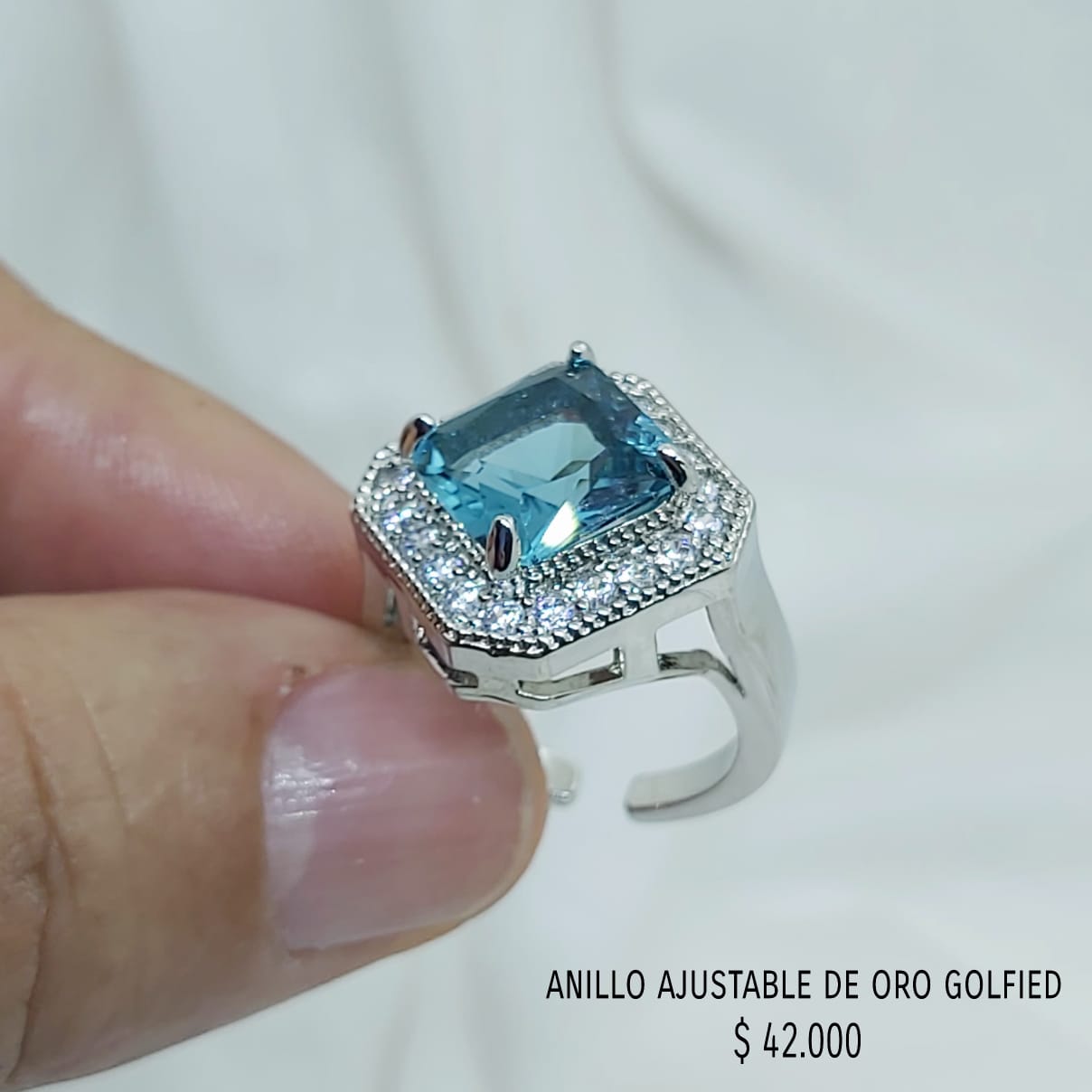 Anillo ajustable de oro golfield