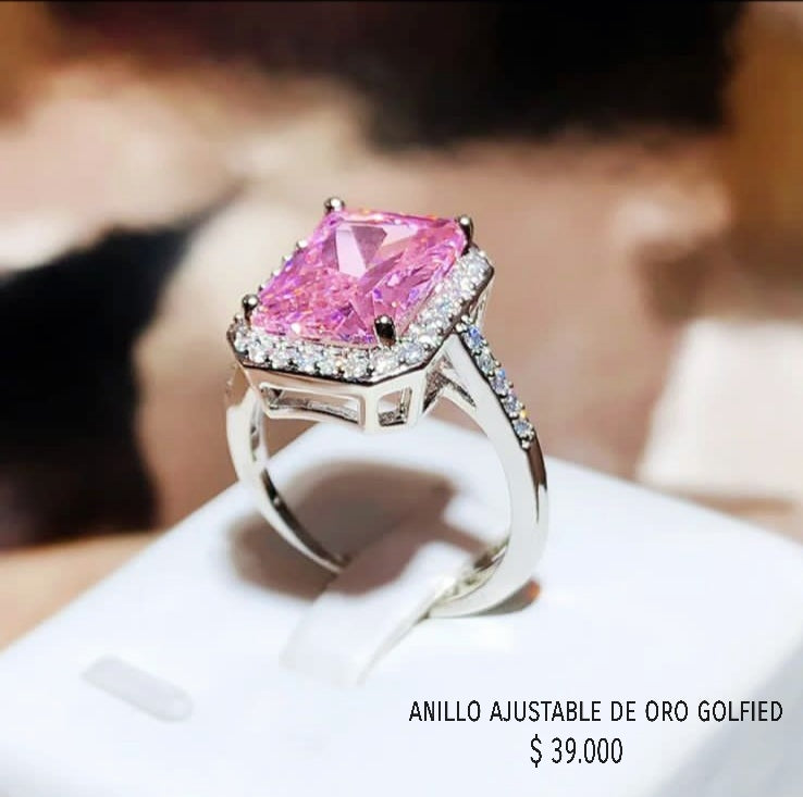 Anillo ajustable de oro golfield