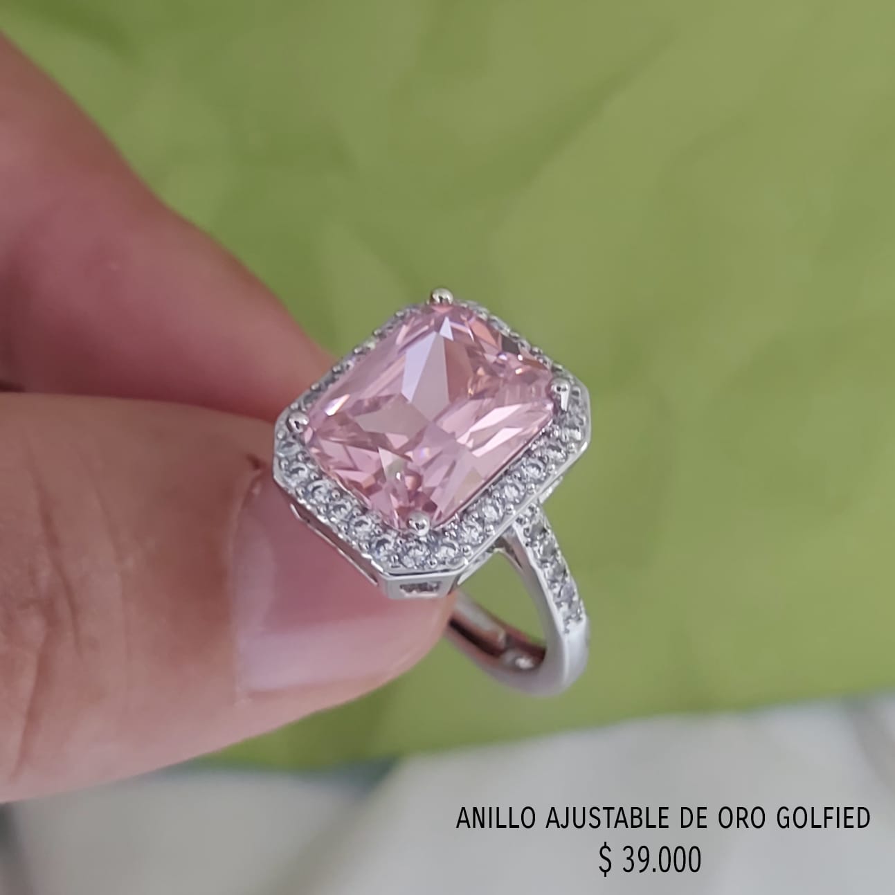 Anillo ajustable de oro golfield