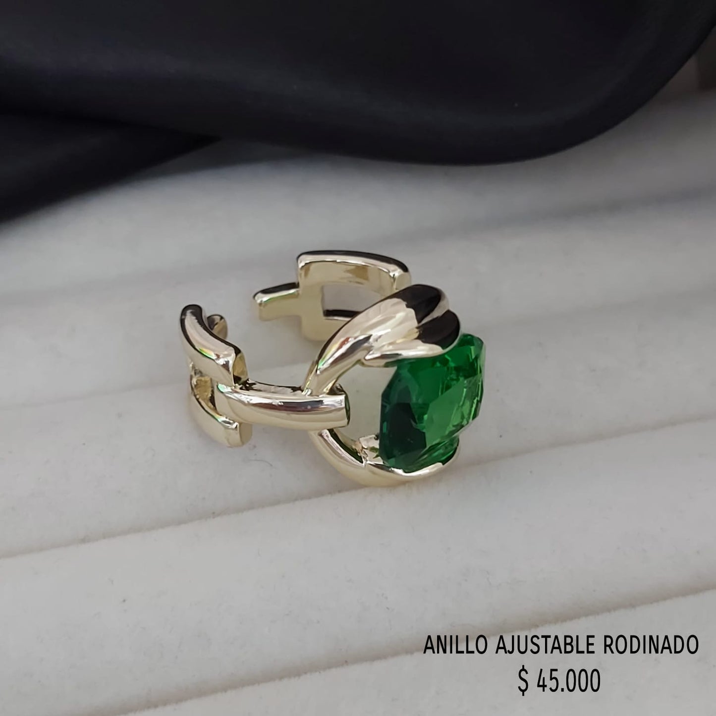 Anillo ajustable rodinado