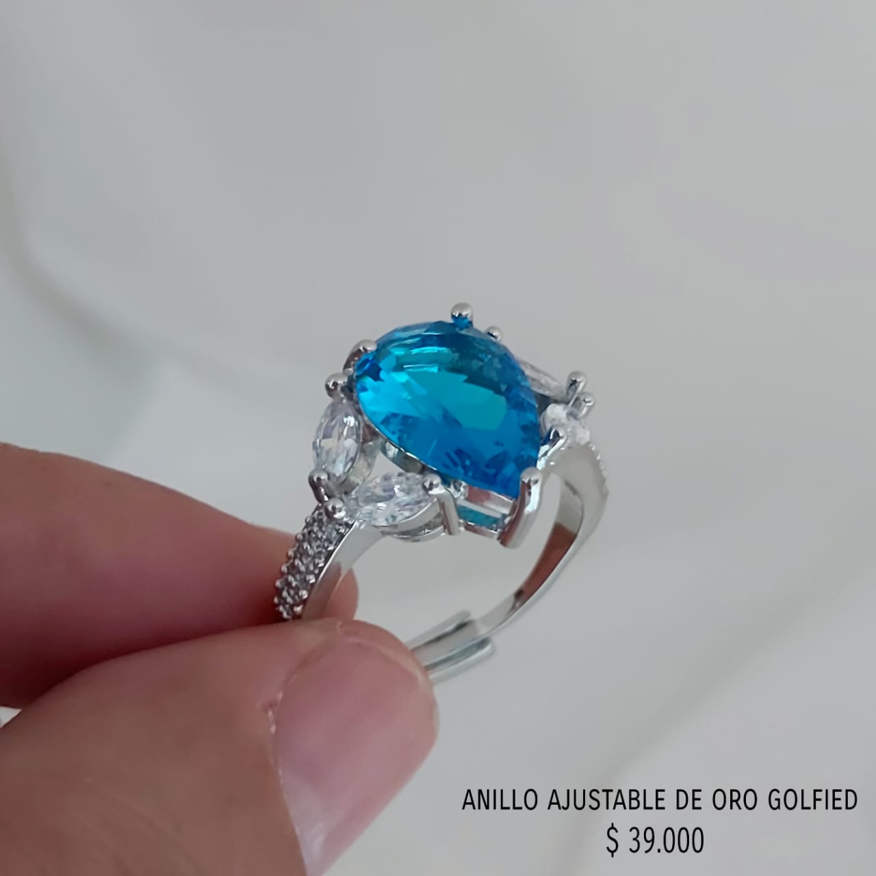 Anillo ajustable de oro golfield