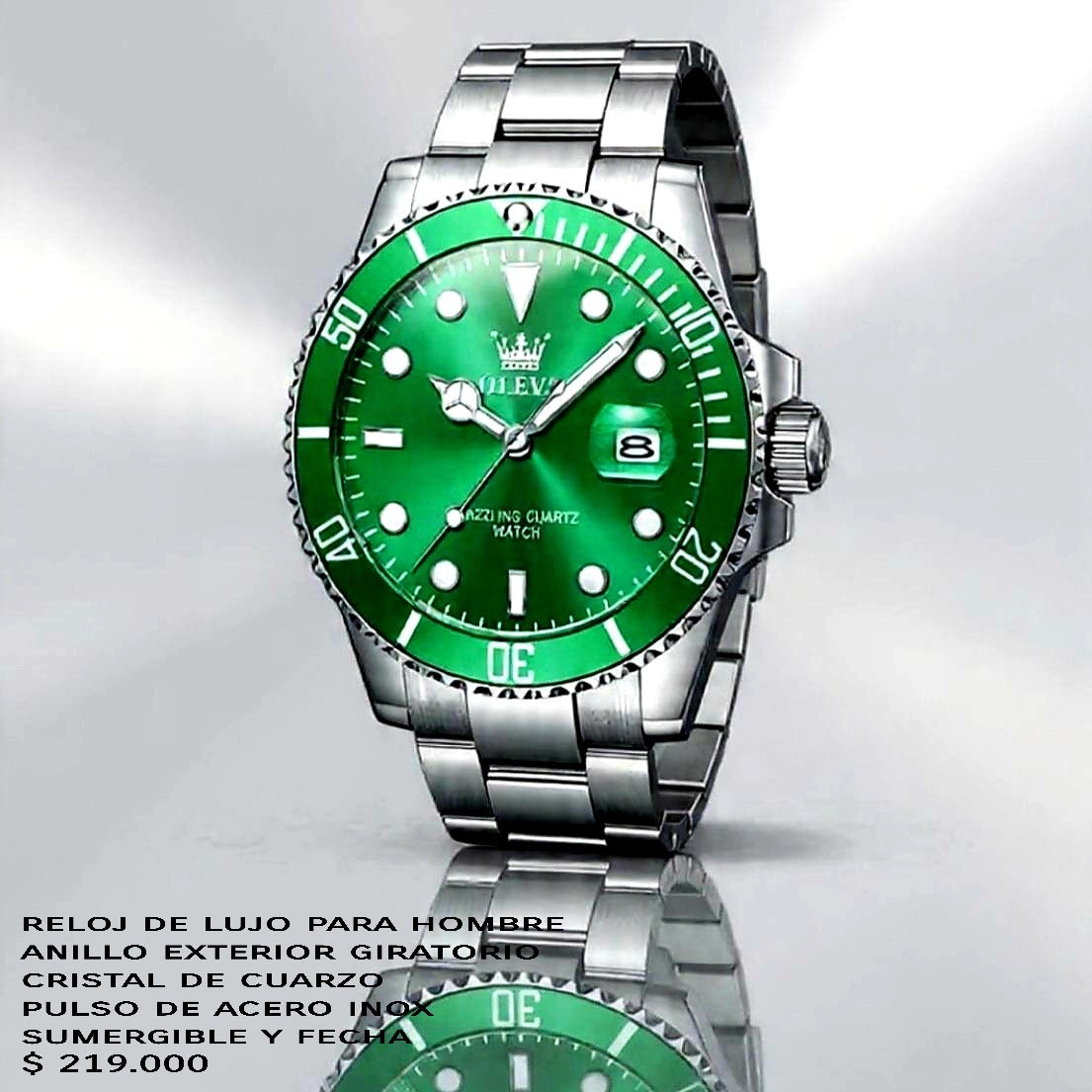 Reloj de lujo para hombre