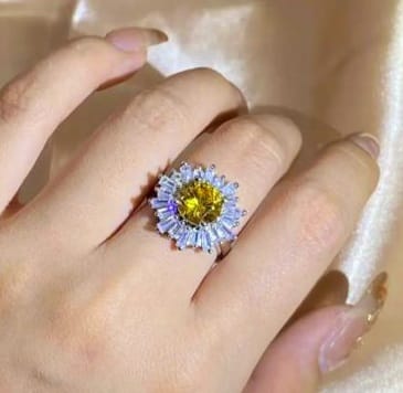 Anillo ajustable de oro golfield