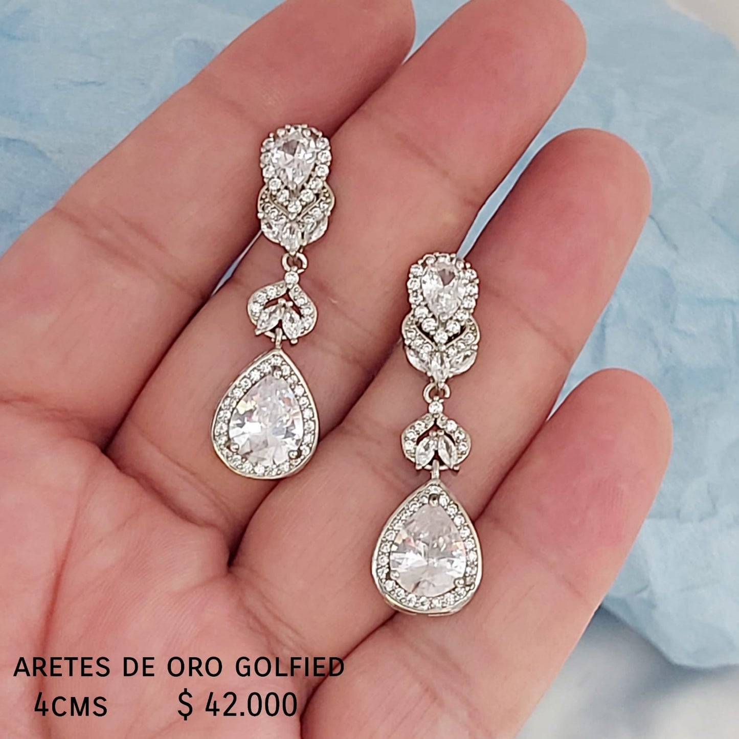 Aretes de oro golfield