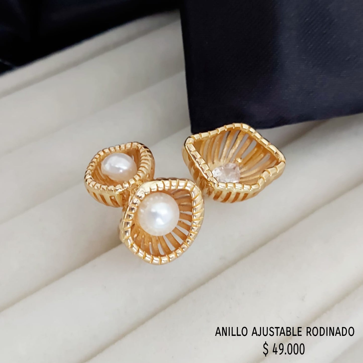 Anillo ajustable rodinado