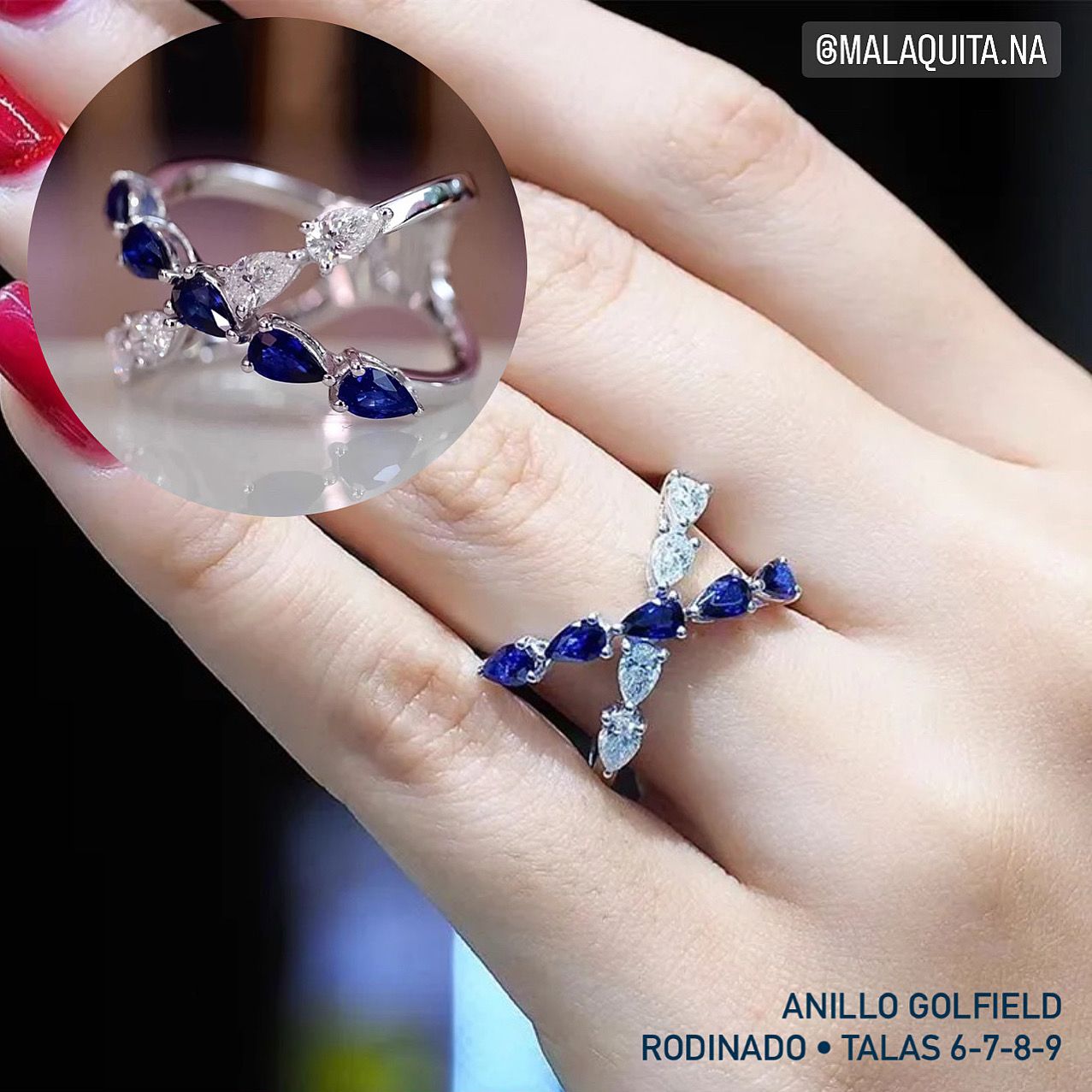 Anillo de oro golfield