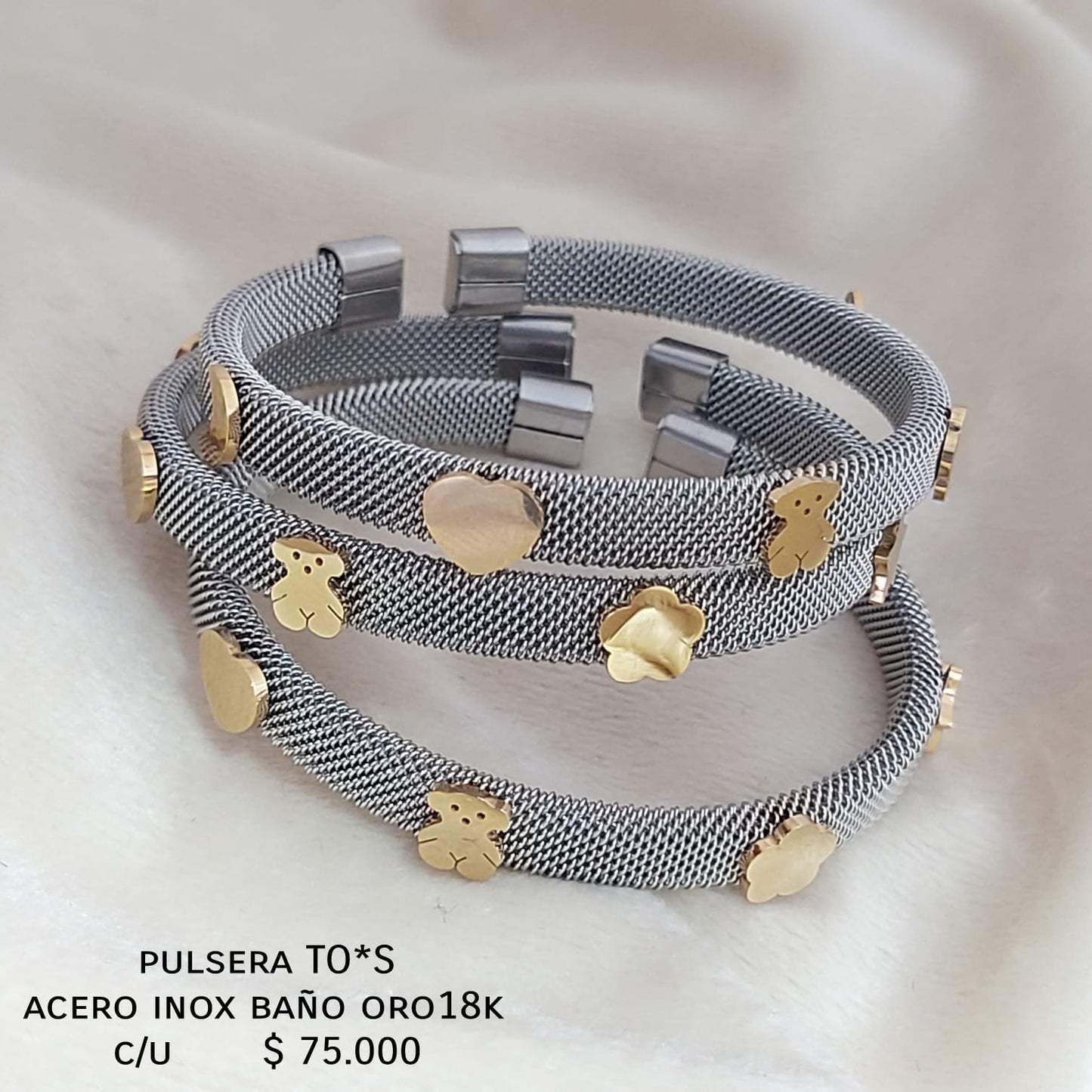 Pulsera TO*S acero inox