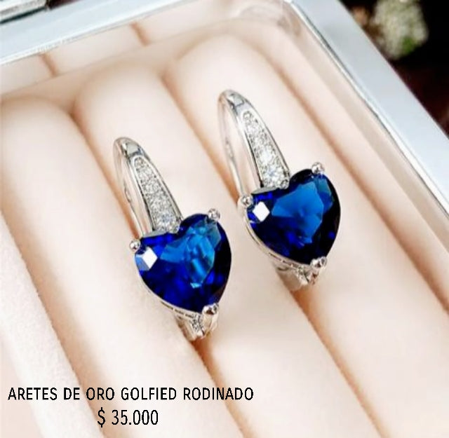 Aretes de oro golfield