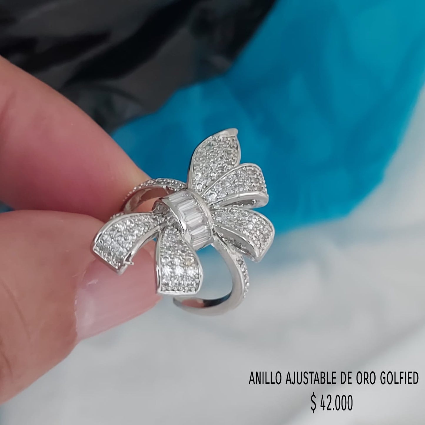 Anillo ajustable de oro golfield