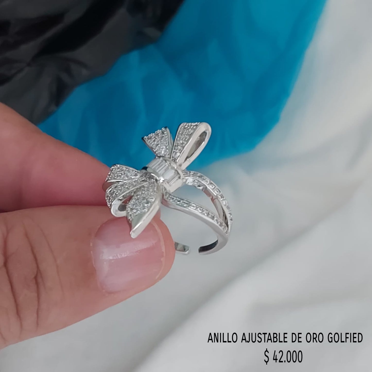 Anillo ajustable de oro golfield