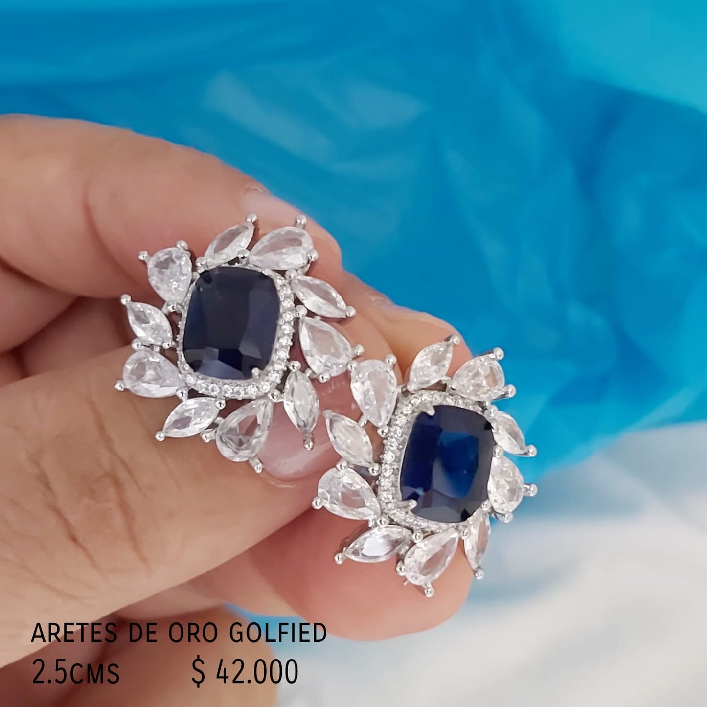 Aretes de oro golfield