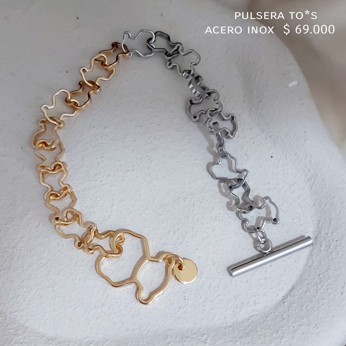 Pulsera to*s acero inox