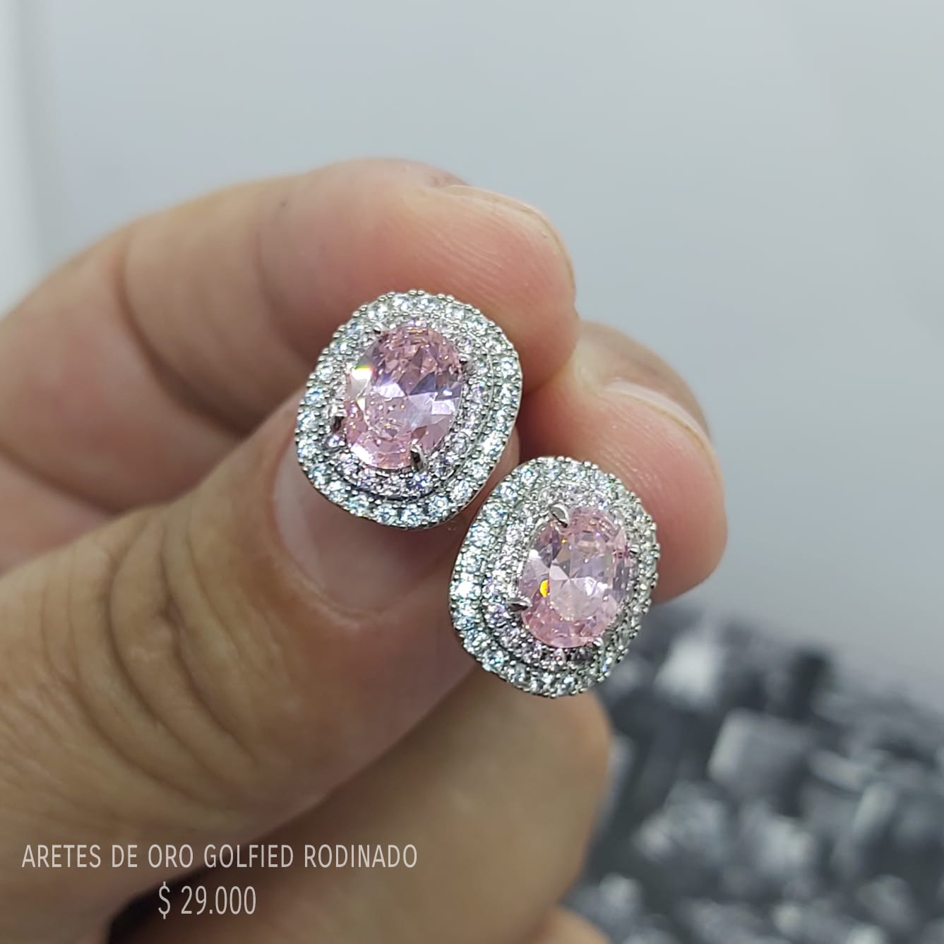 Aretes de oro golfield