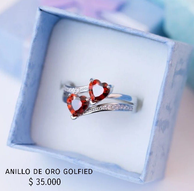 Anillo de oro golfied