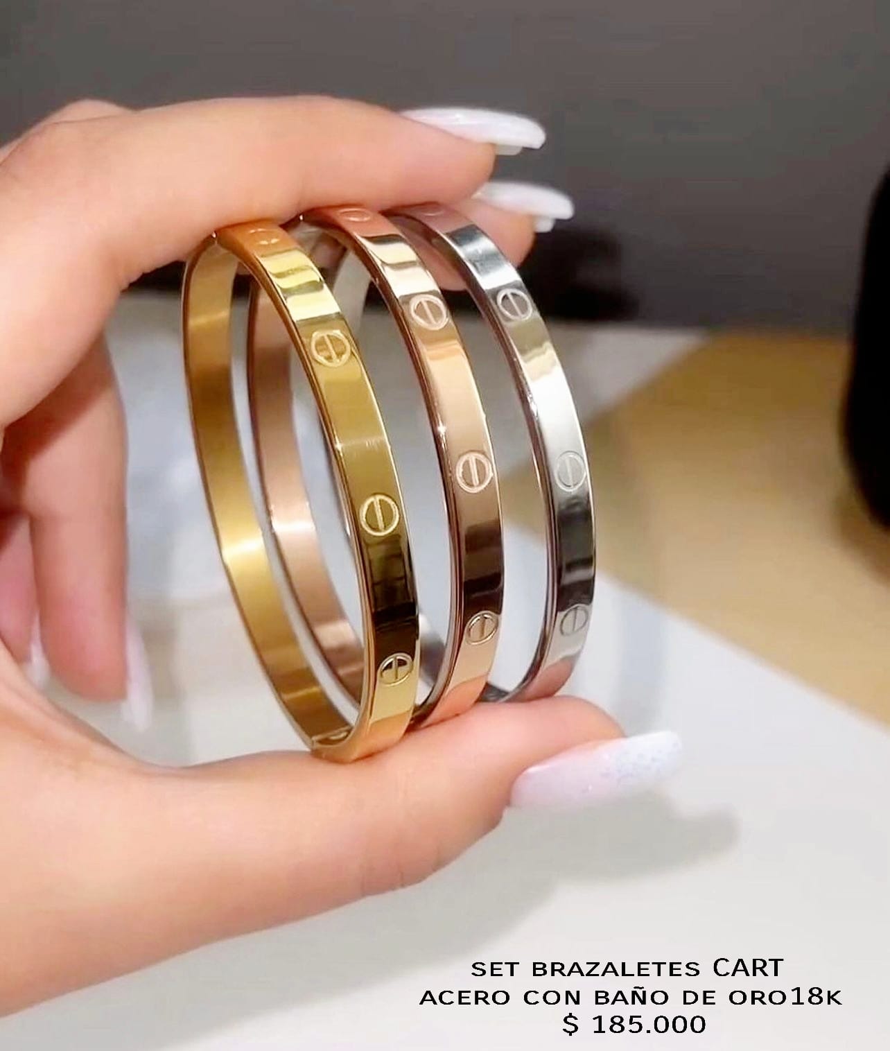 Brazalete CART plateado
