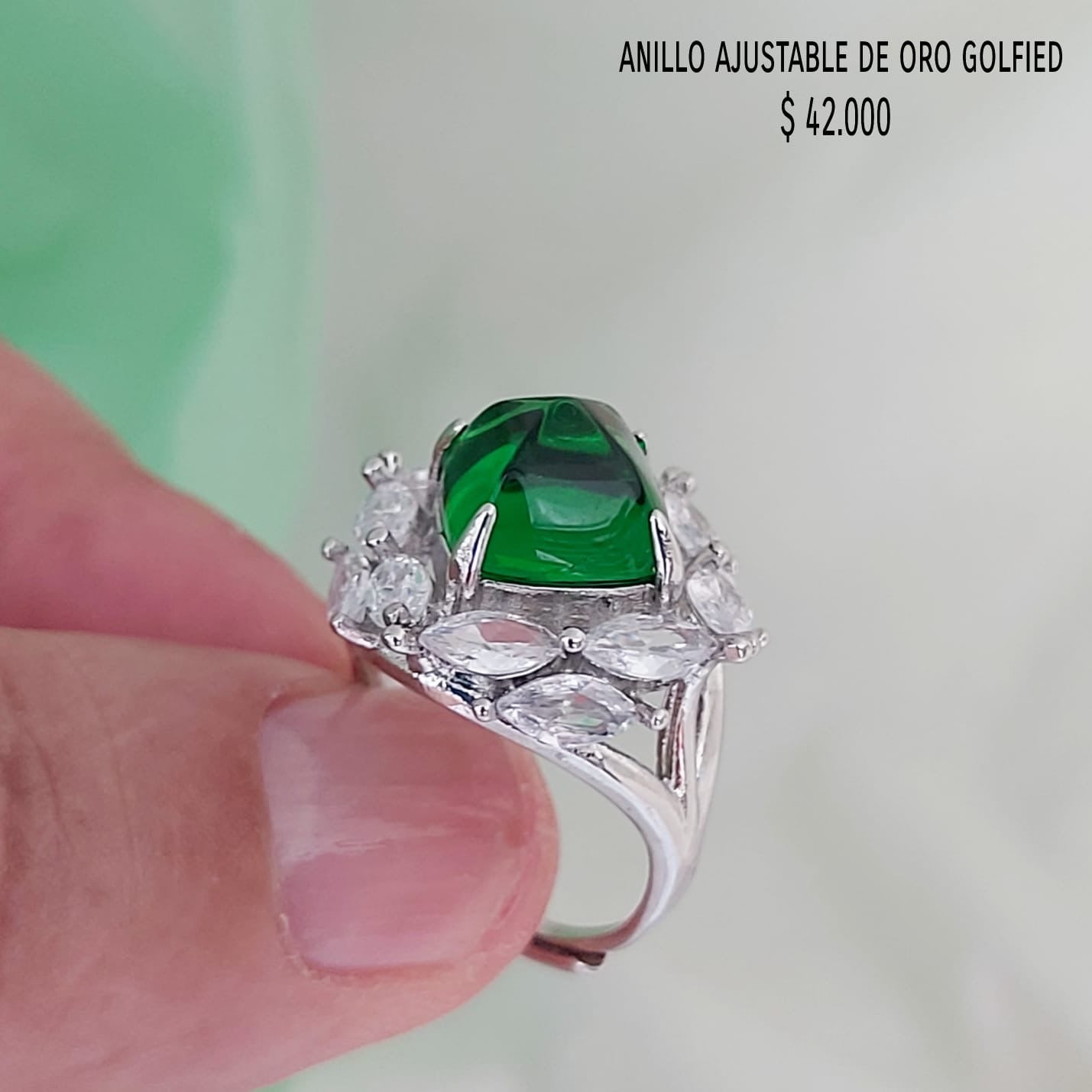 Anillo ajustable de oro golfield