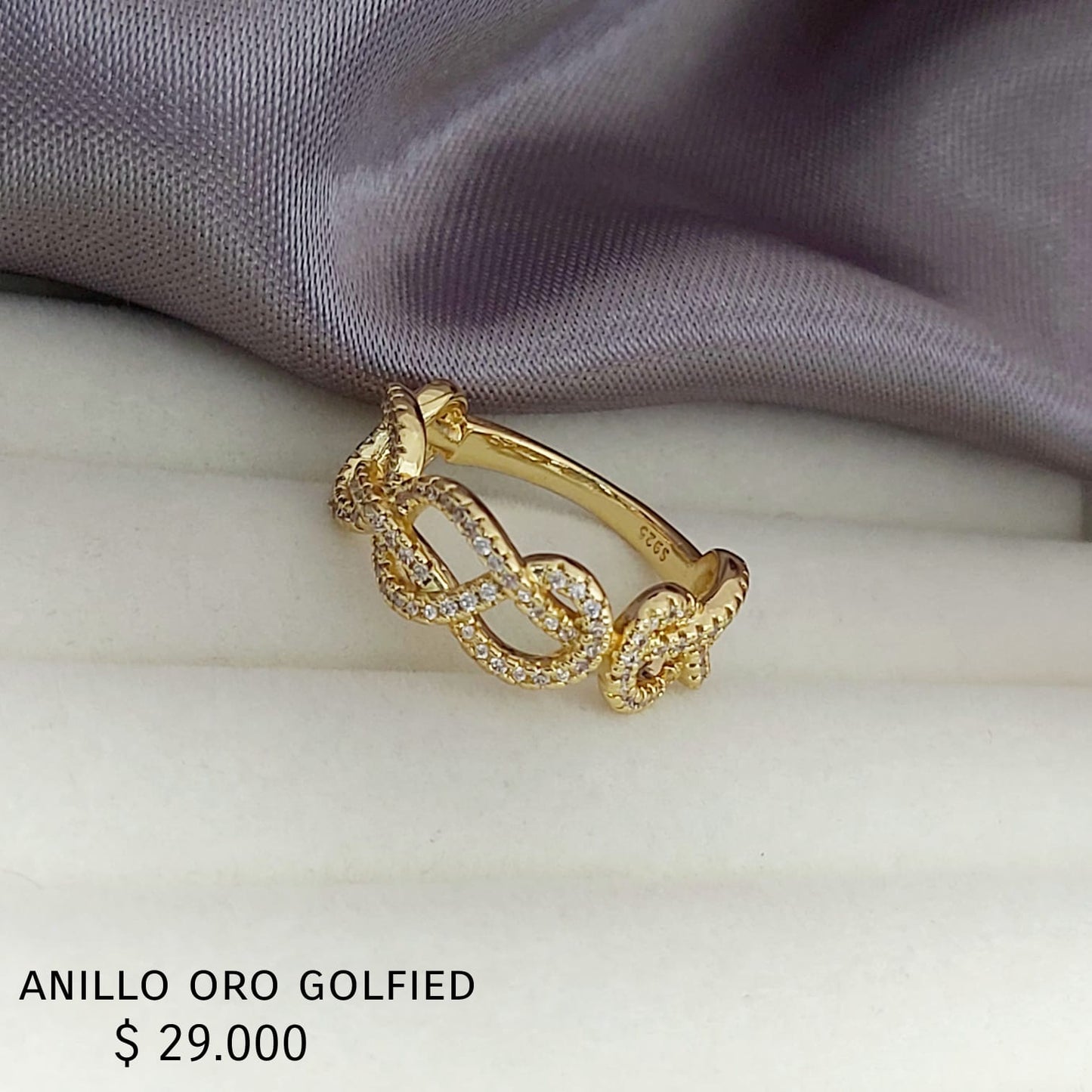 Anillo de oro golfield