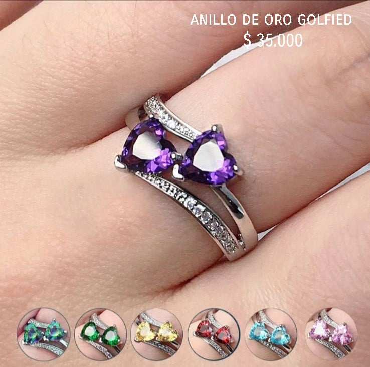 Anillo de oro golfied