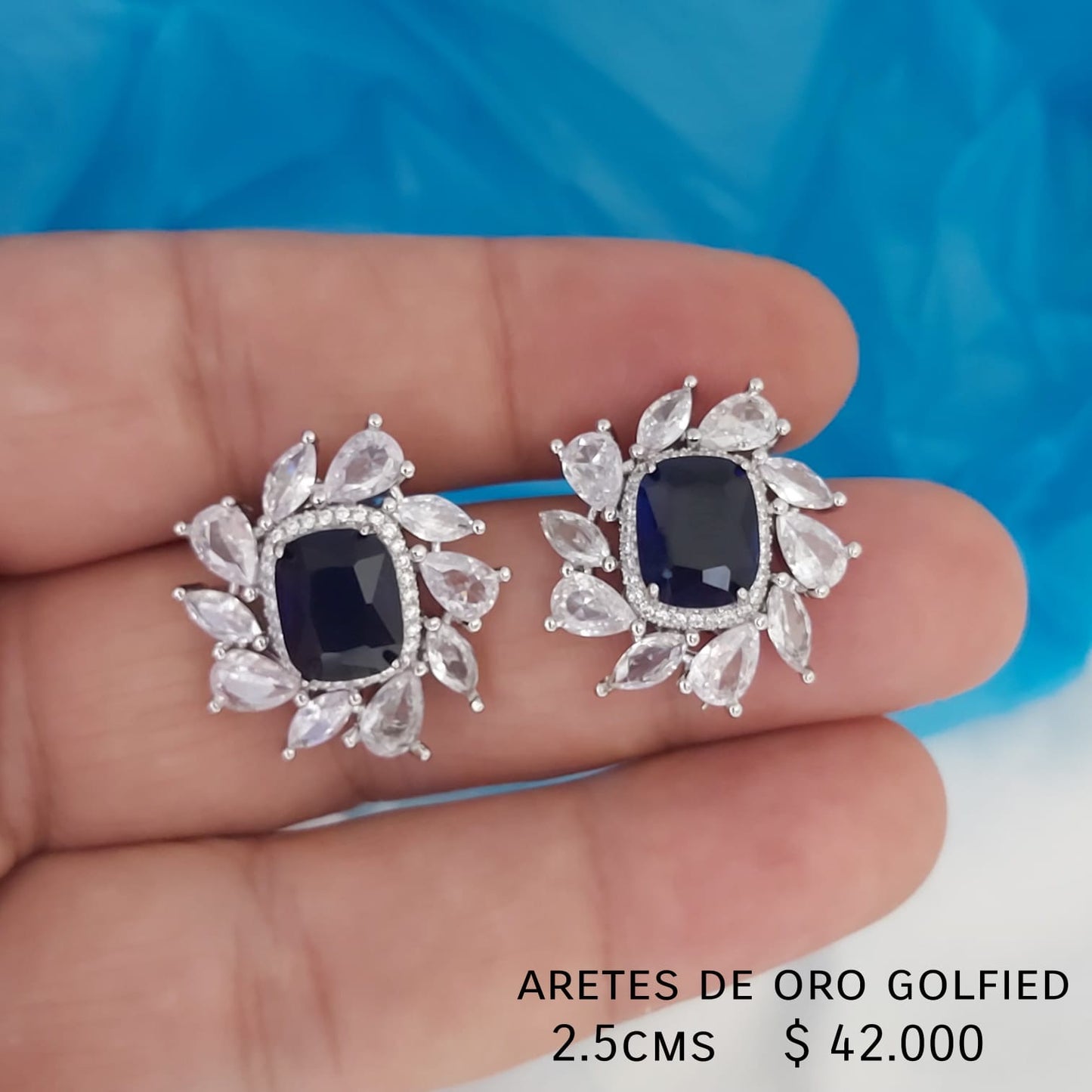 Aretes de oro golfield
