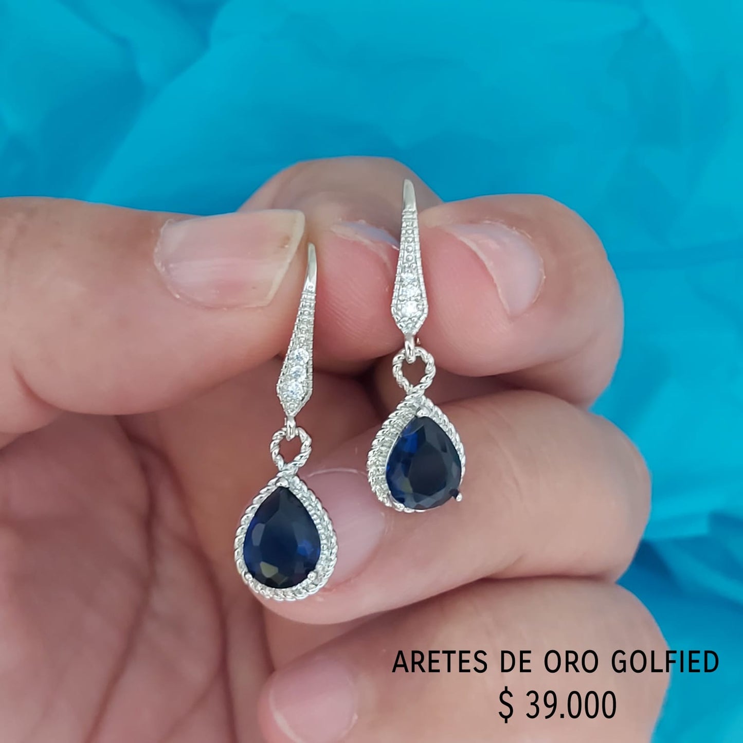 Aretes de oro golfield