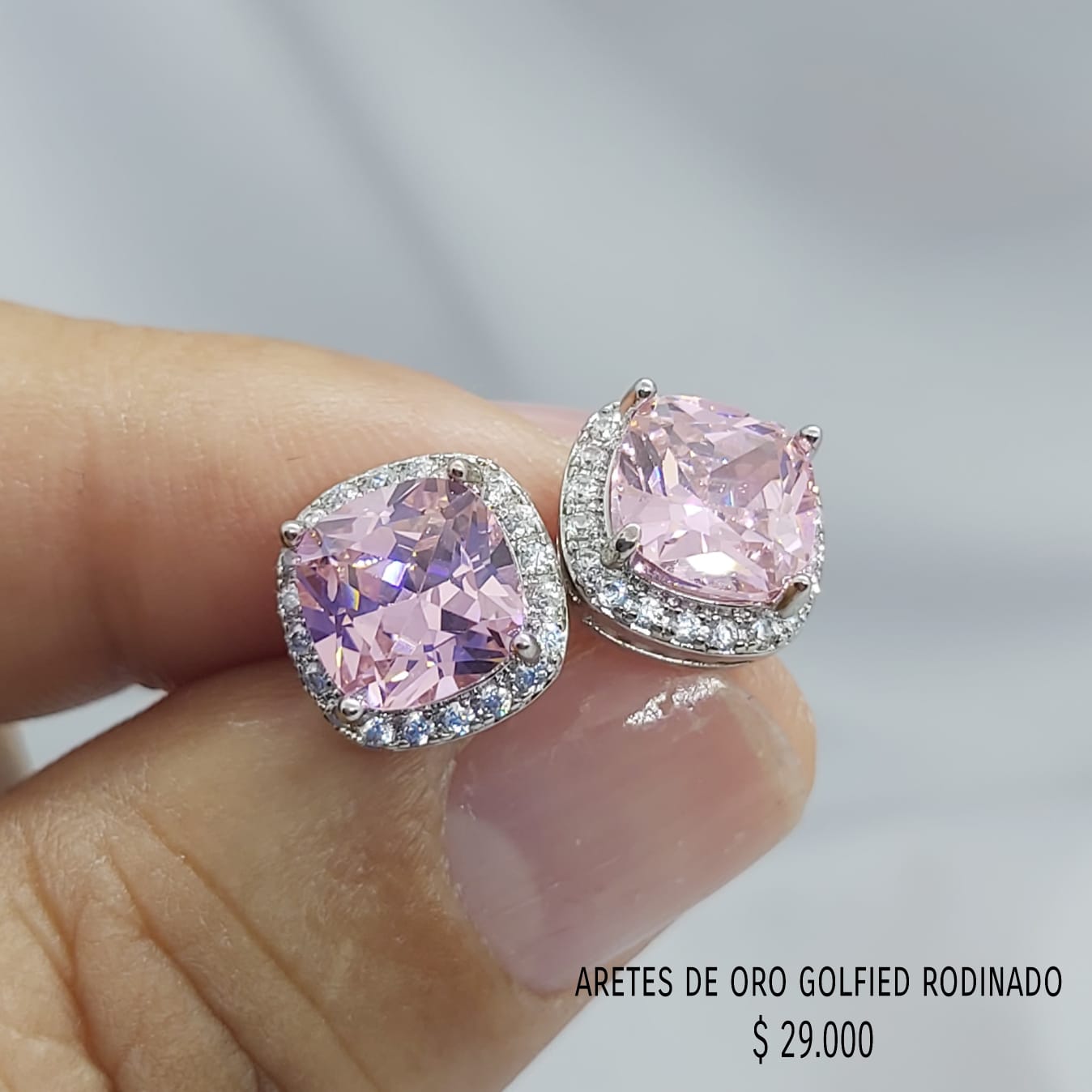 Aretes de oro golfield