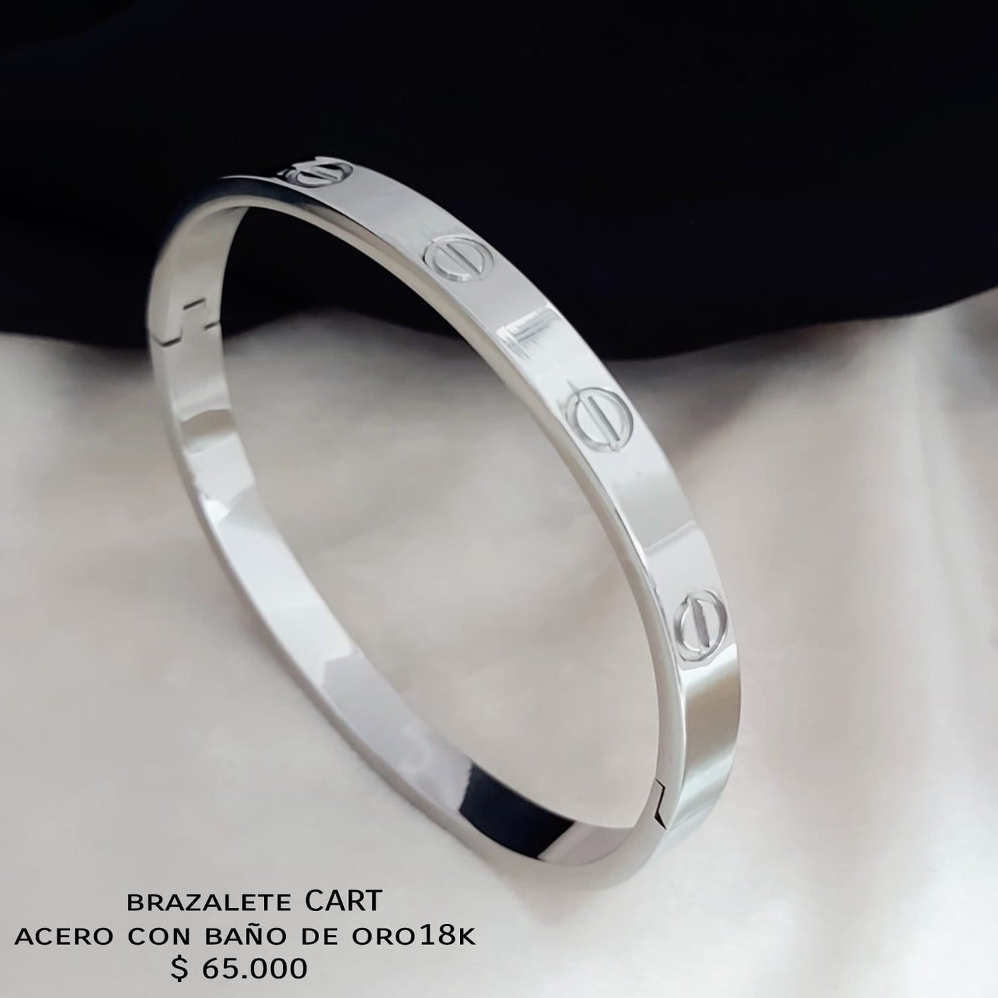 Brazalete CART plateado