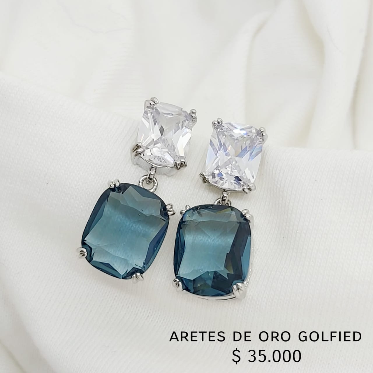 Aretes de oro golfield