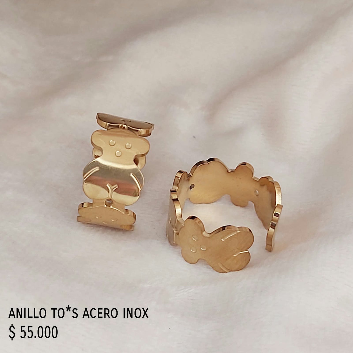 Anillo to*s acero inox