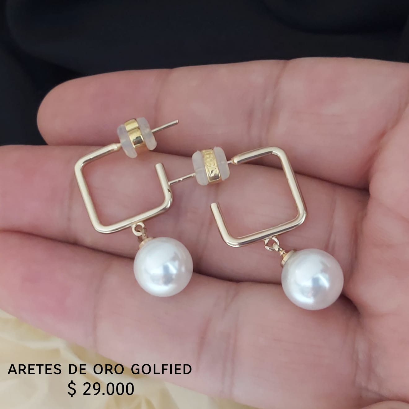Candongas de oro golfield