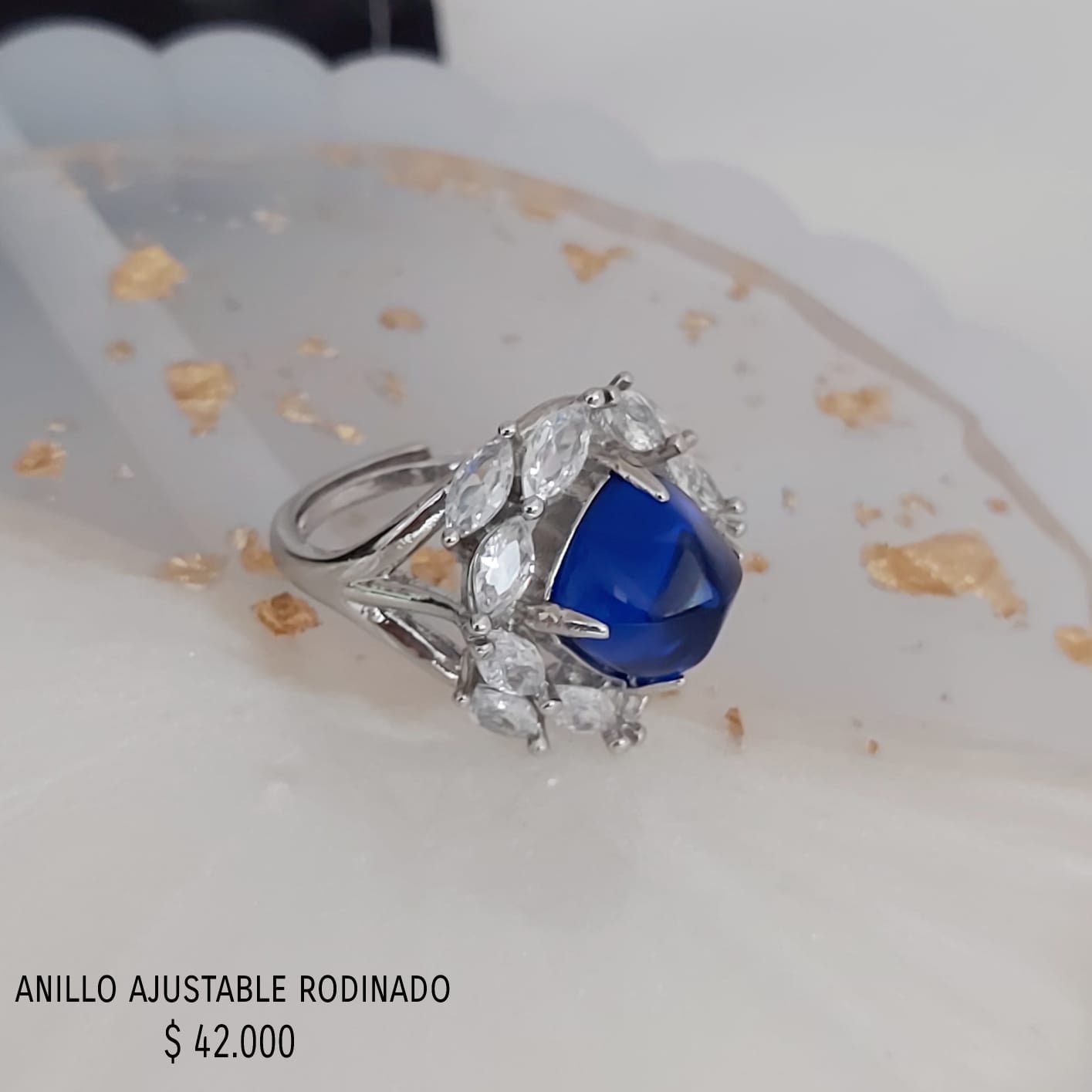 Anillo ajustable de oro golfield